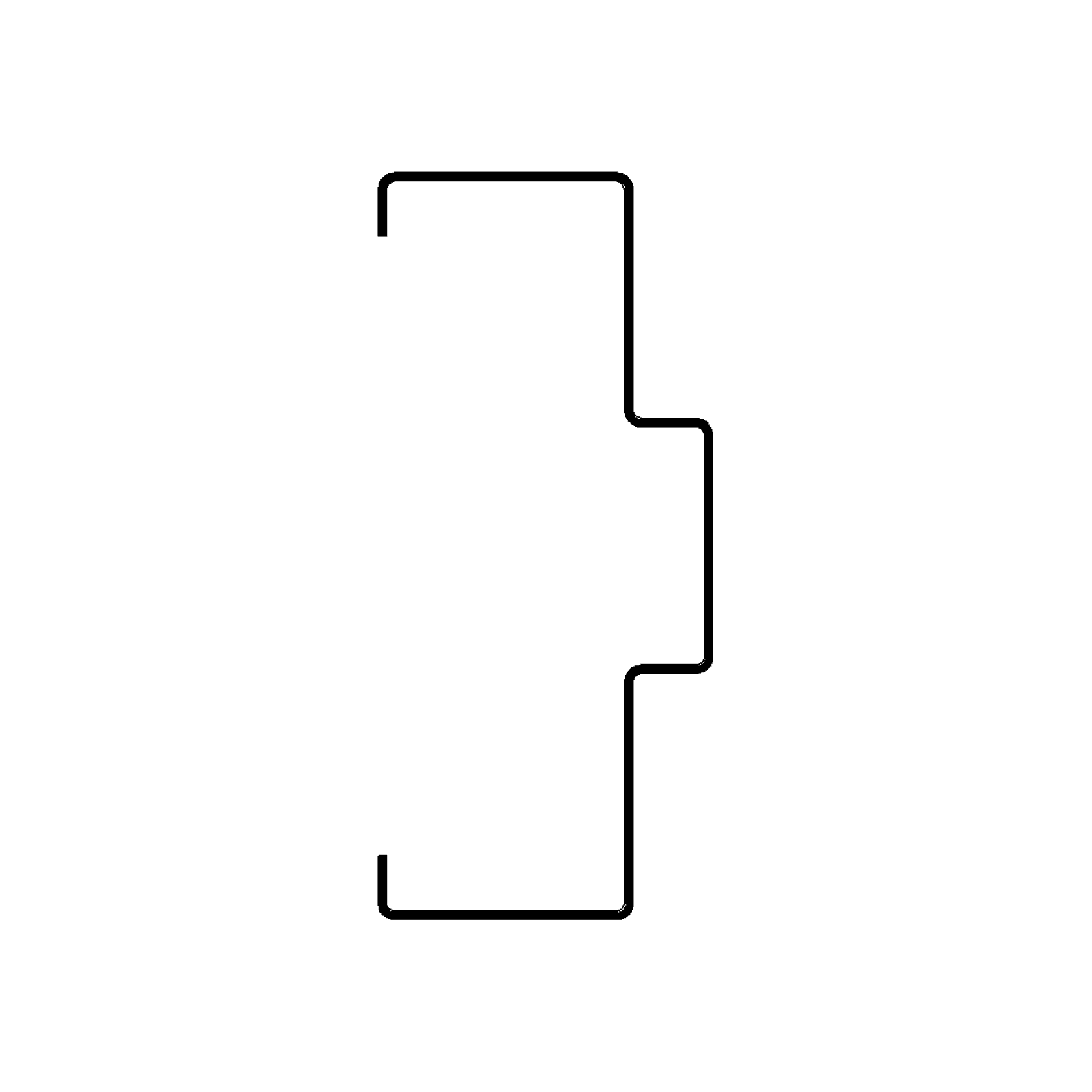 MER - Masonry Equal Rabbet Profile